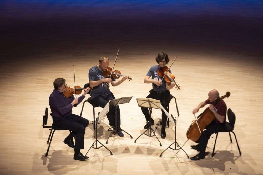 Danel Quartet in the Lentua Hall, photo Stefan Bremer